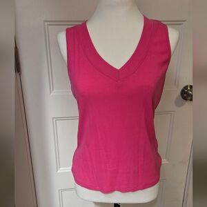 Women's Pink Sleeveless Top